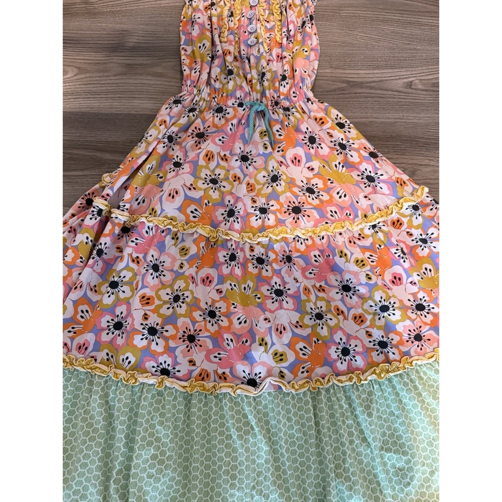 Matilda Jane Tell Me More Floral Maxi Dress The Adventure Begins Girls size 8 - Picture 14 of 15